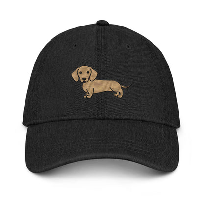 Light Dachshund Denim Hat