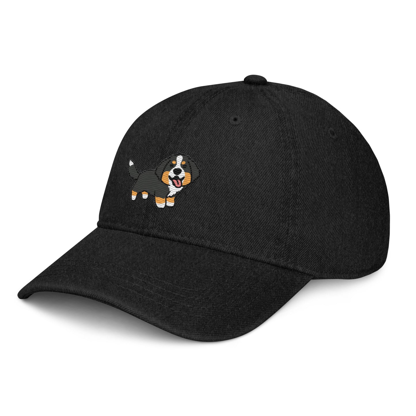 Bernese Mountain Dog Denim Hat