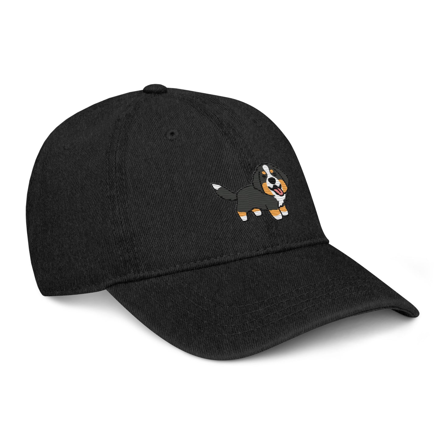 Bernese Mountain Dog Denim Hat