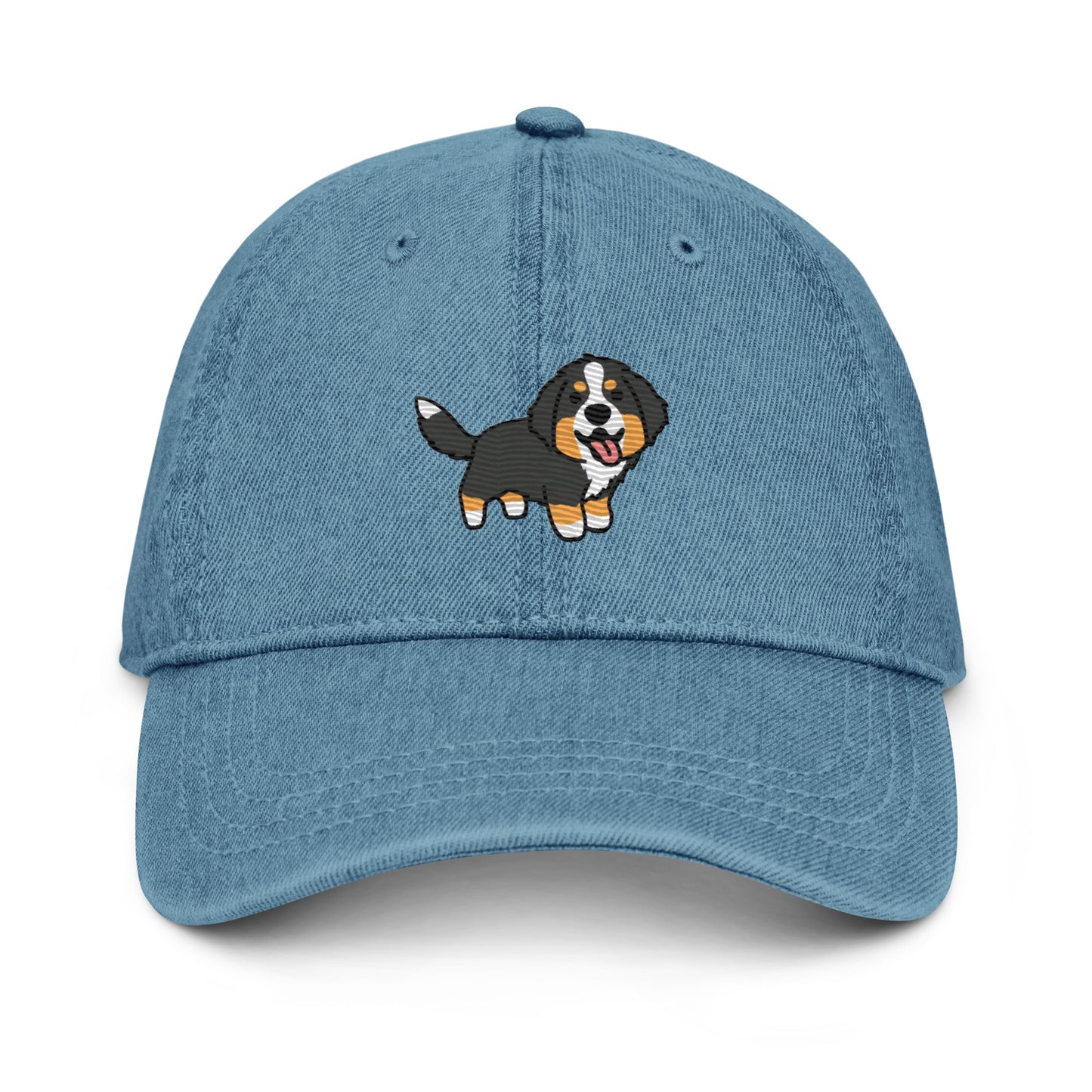 Bernese Mountain Dog Denim Hat