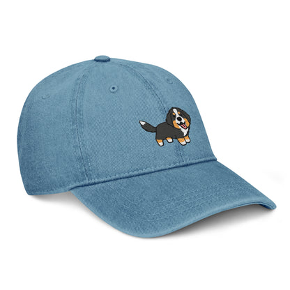 Bernese Mountain Dog Denim Hat