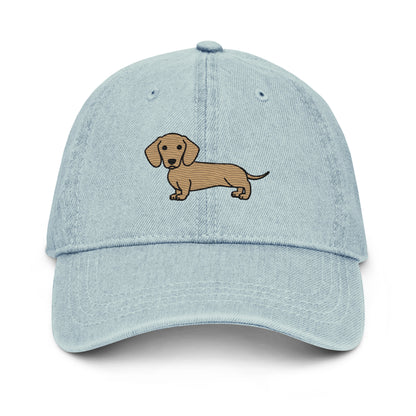 Light Dachshund Denim Hat