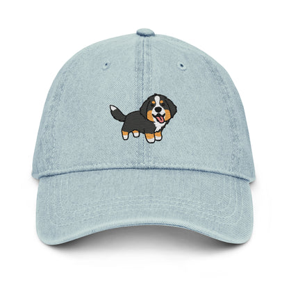 Bernese Mountain Dog Denim Hat