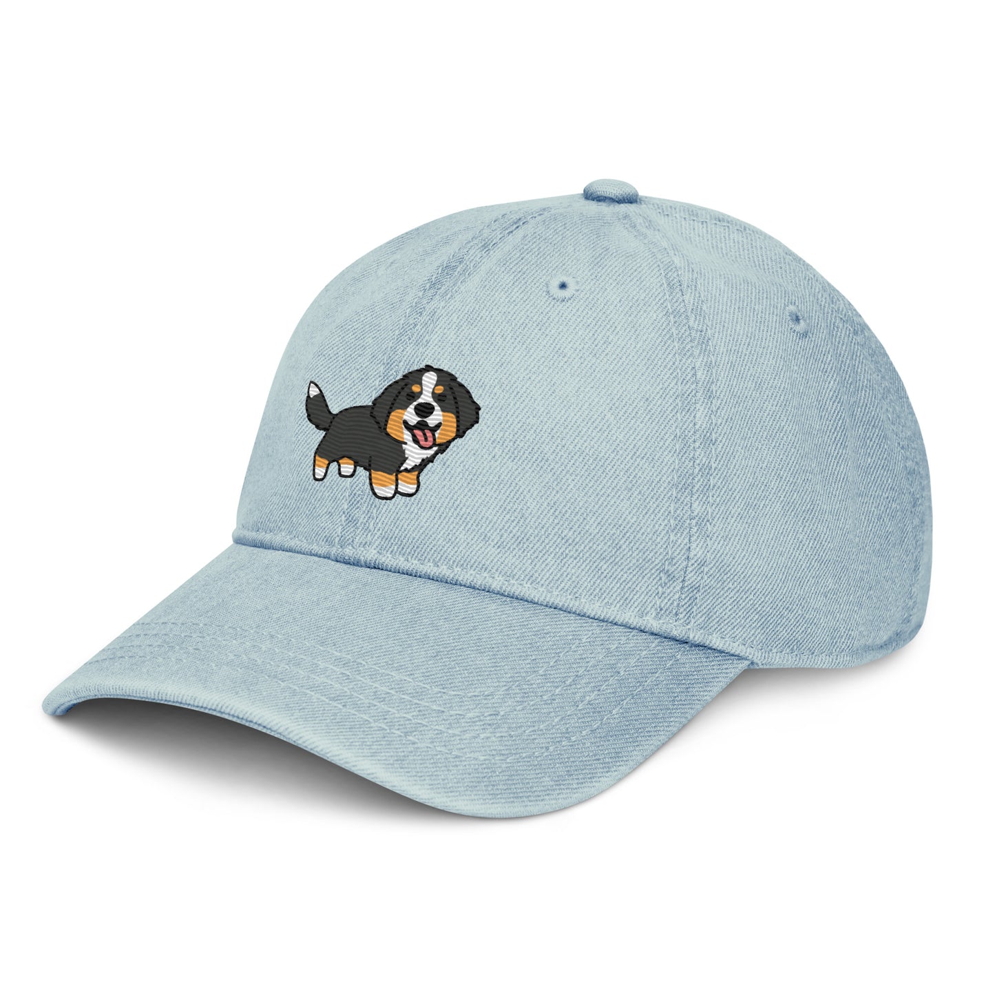 Bernese Mountain Dog Denim Hat