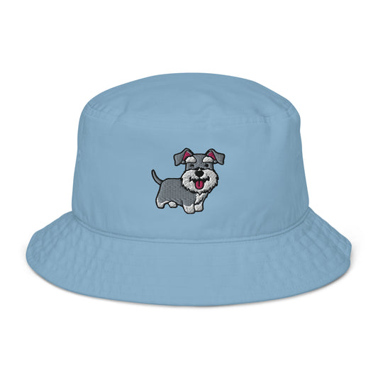 Hats Schnauzer Organic bucket hat Hats with dog embroidery