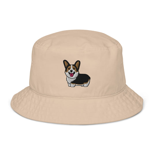 Hats Tri-Color Corgi Organic bucket hat Corgi