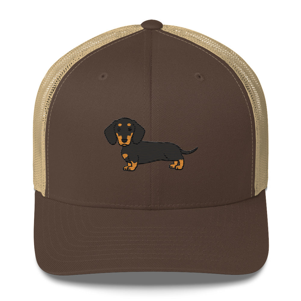 Dachshund Dark and Brown Hat