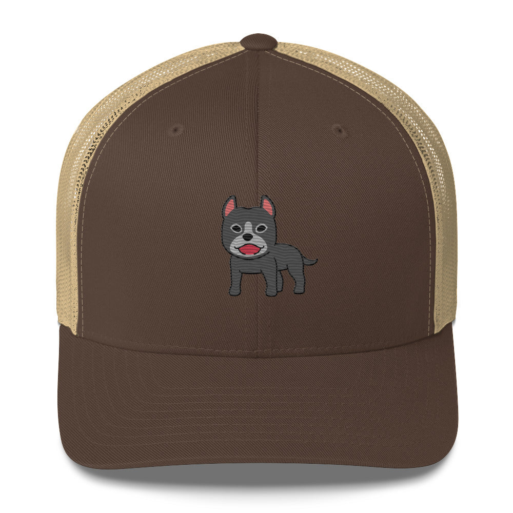 French Bulldog Dark Gray Cap