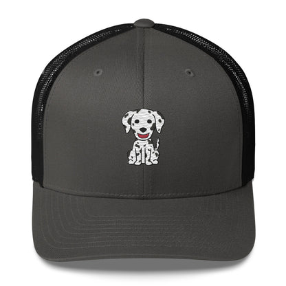 Dalmatian Sitting Trucker Cap