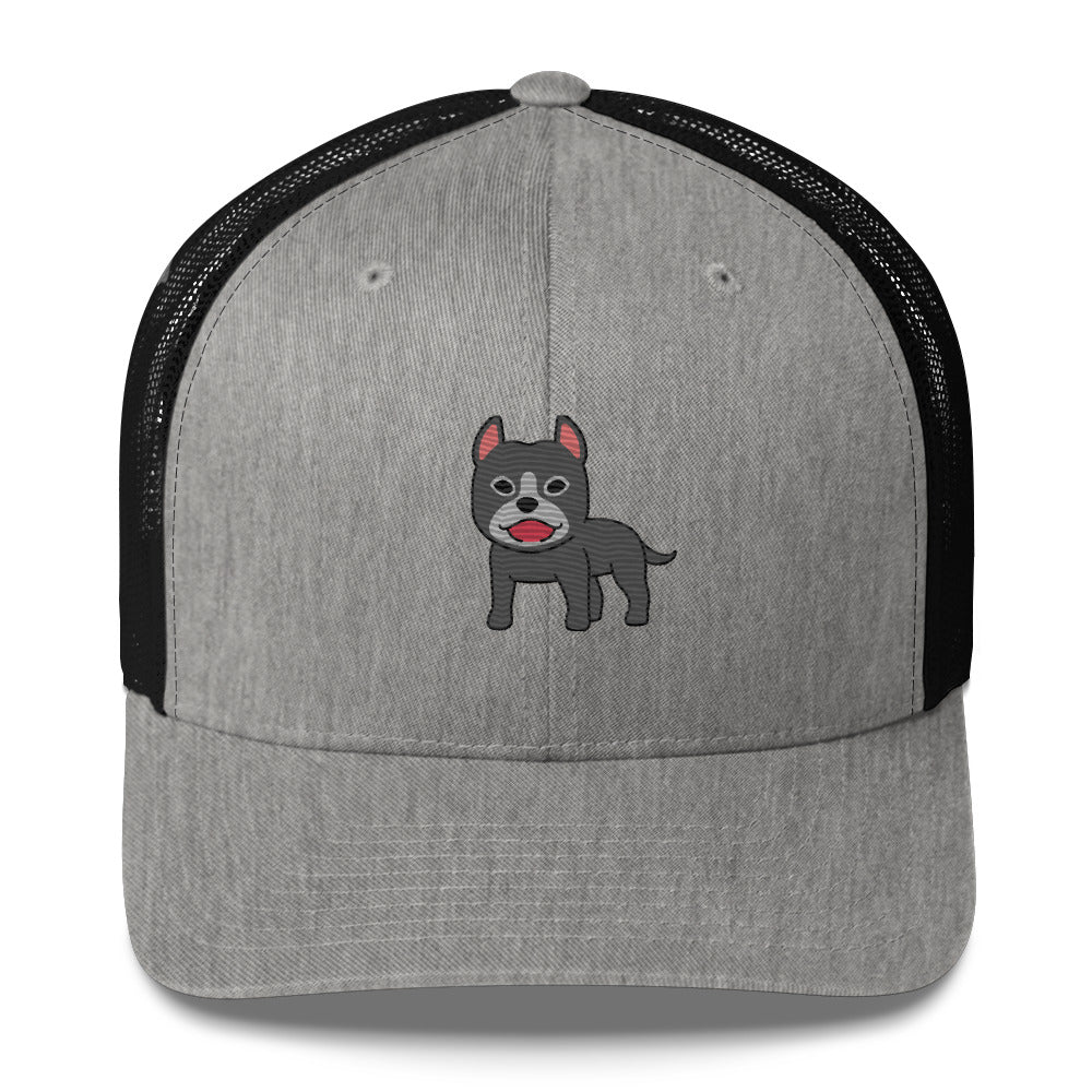 Hats French Bulldog Dark Gray Cap French Bulldog