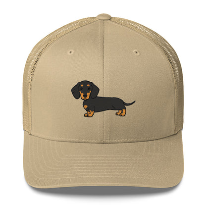 Dachshund Dark and Brown Hat