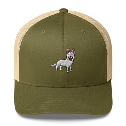 White German Shepherd Hat