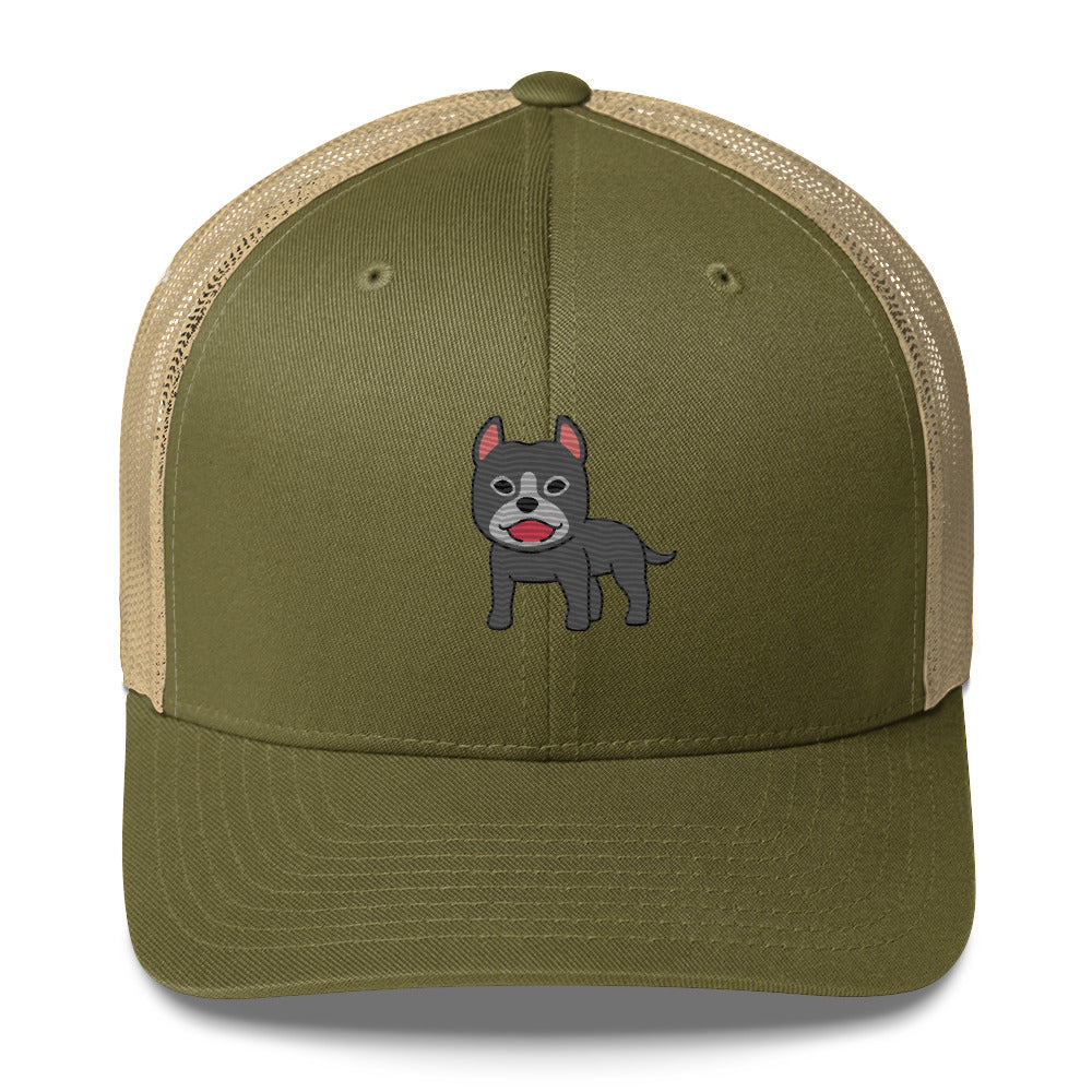 French Bulldog Dark Gray Cap