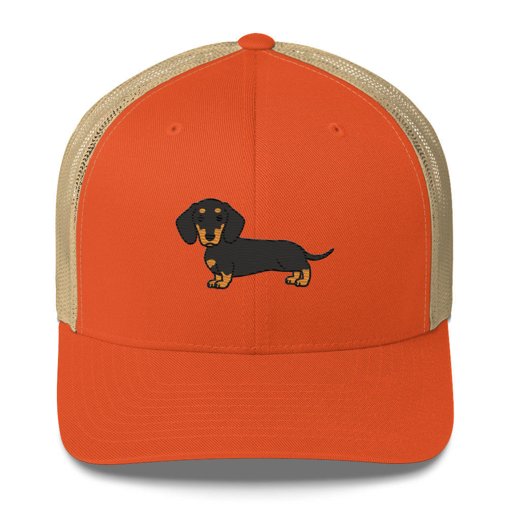 Dachshund Dark and Brown Hat