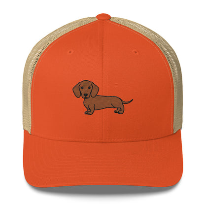 Chocolate Dachshund Cap