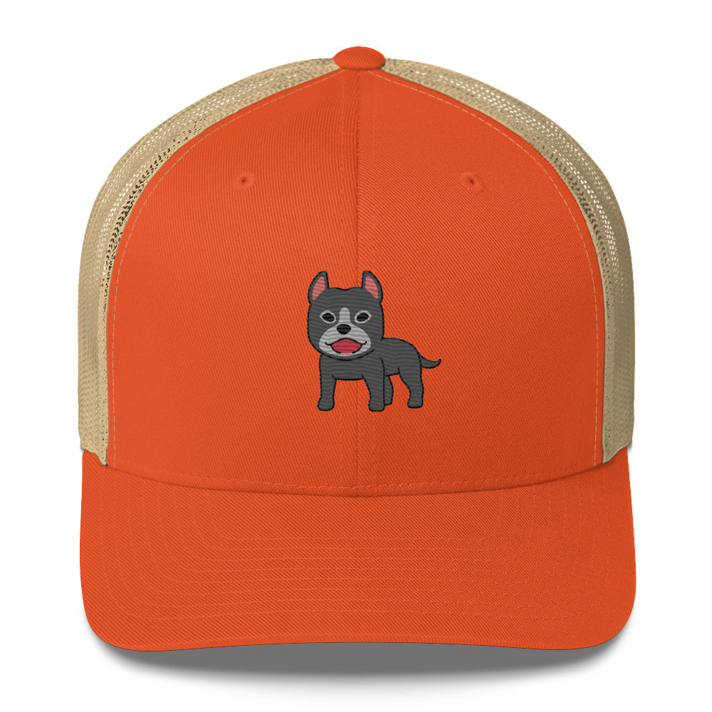 French Bulldog Dark Gray Cap