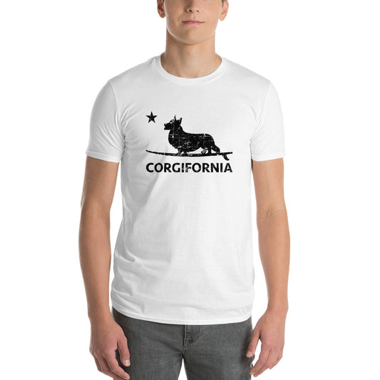 Corgifornia Unisex Light Short-Sleeve T-Shirt