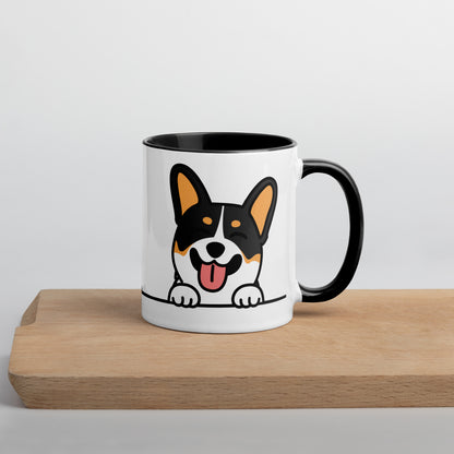 Tricolor Corgi Mug