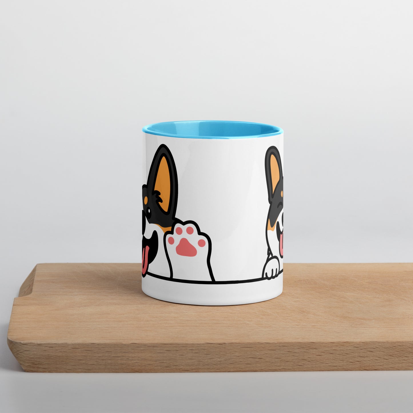 Tricolor Corgi Mug