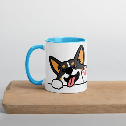 Tricolor Corgi Mug