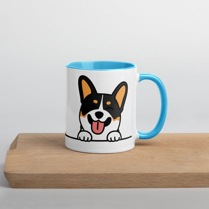 Tricolor Corgi Mug