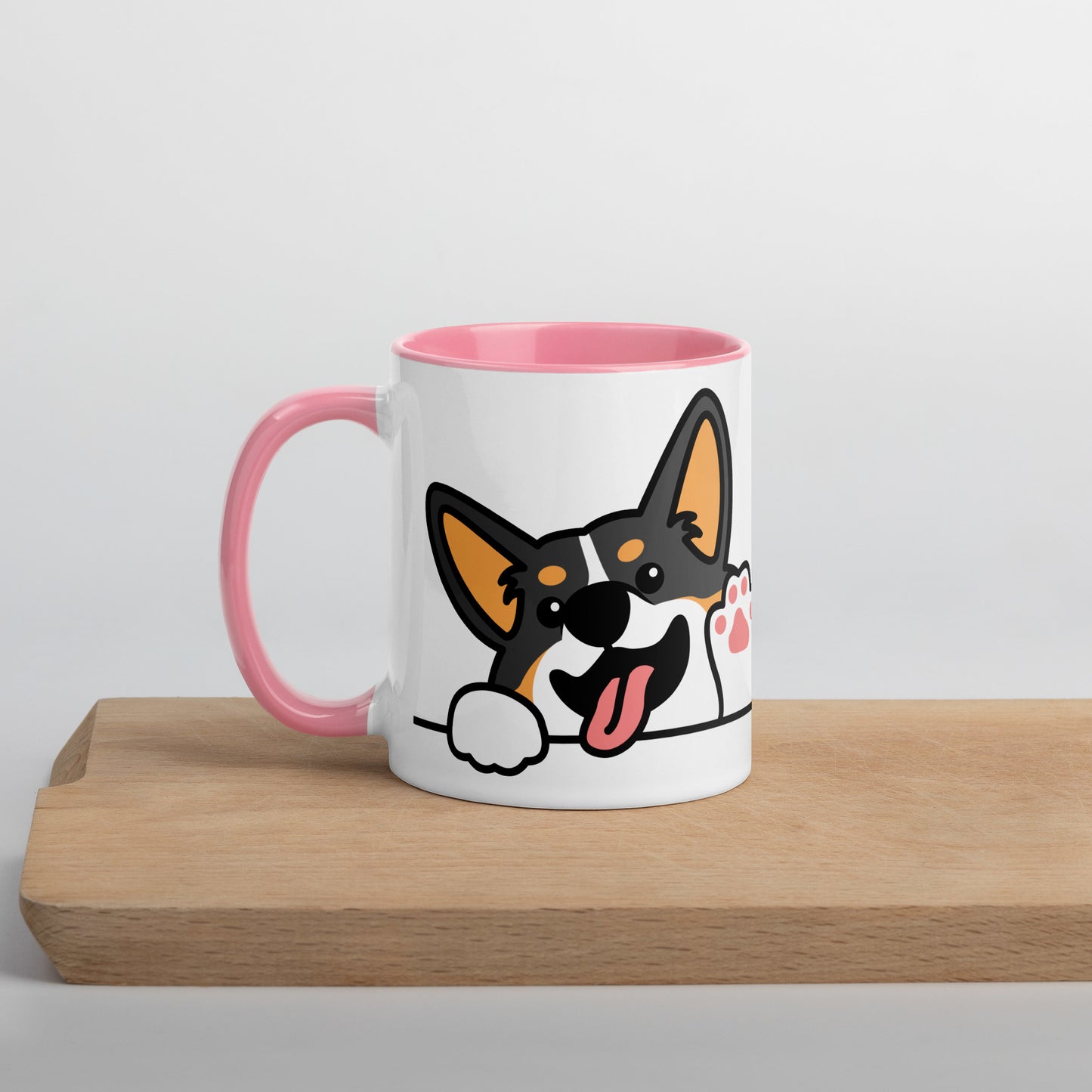 Tricolor Corgi Mug