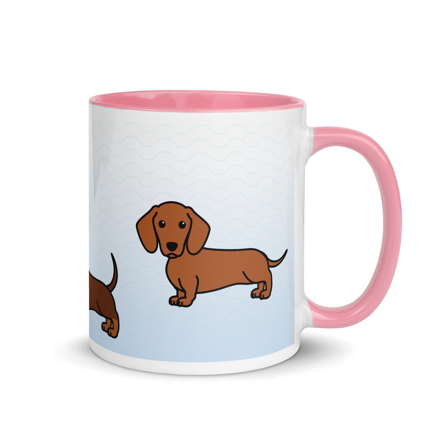 Dachshund Mug with Color Inside