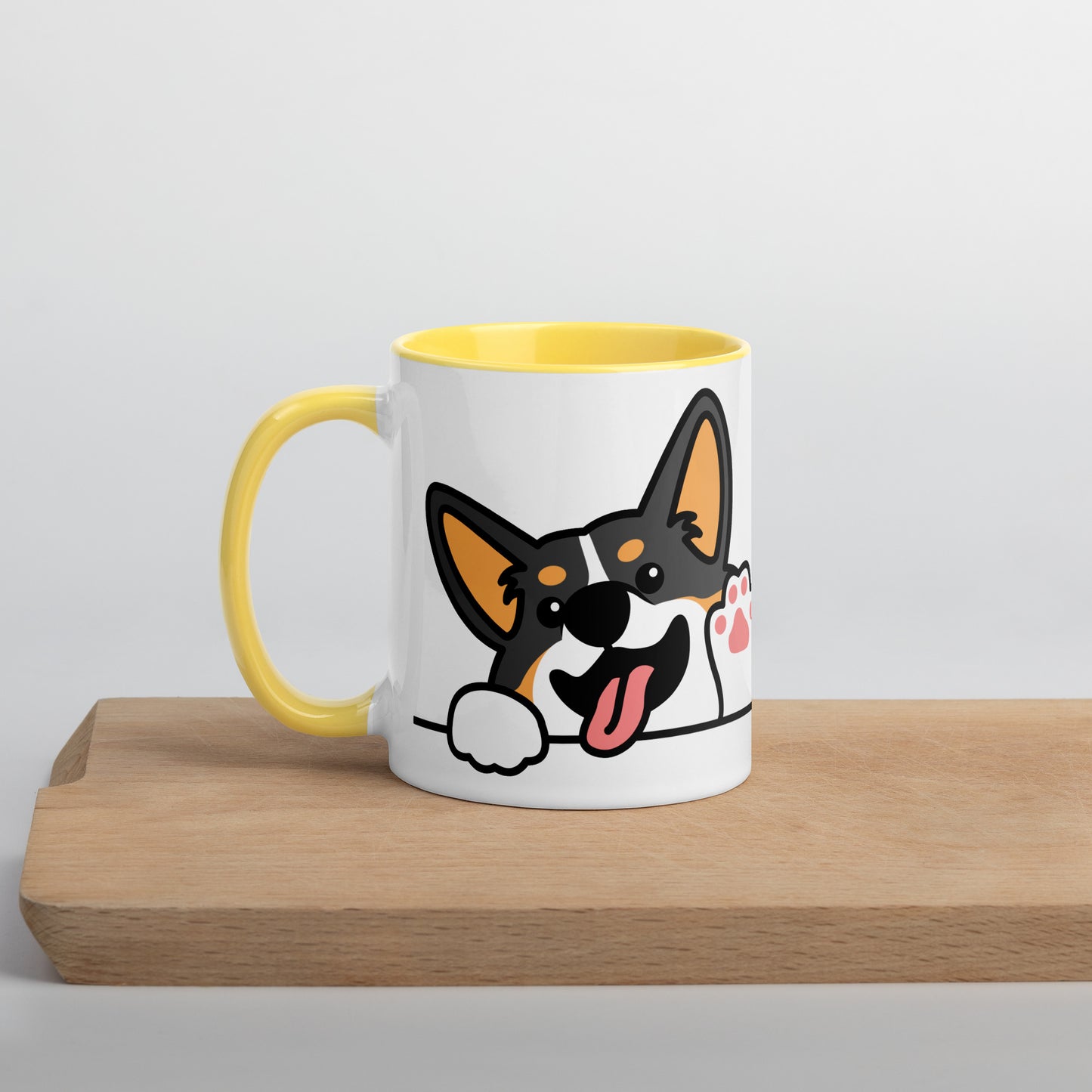 Tricolor Corgi Mug