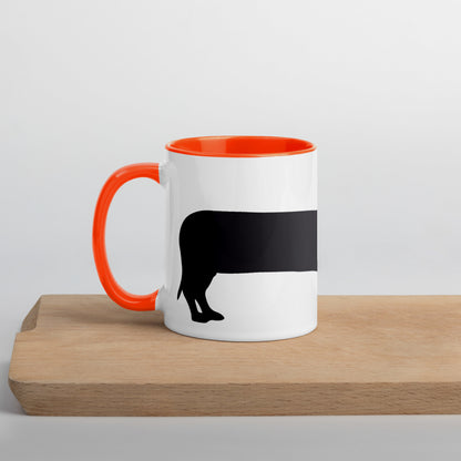 Dachshund Mug with Color Inside